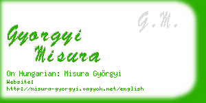 gyorgyi misura business card